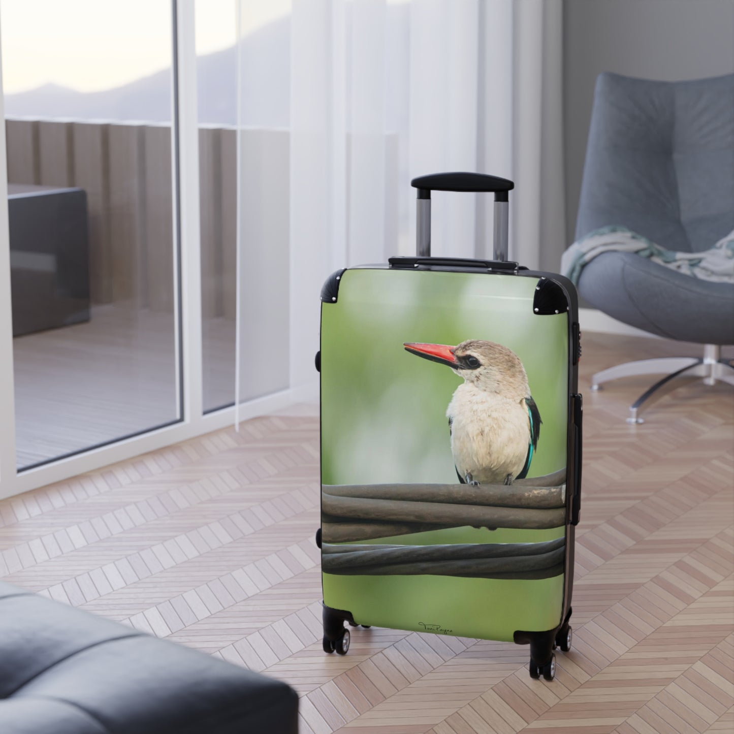 Nature and Wildlife Lover Kingfisher Travel Suitcase