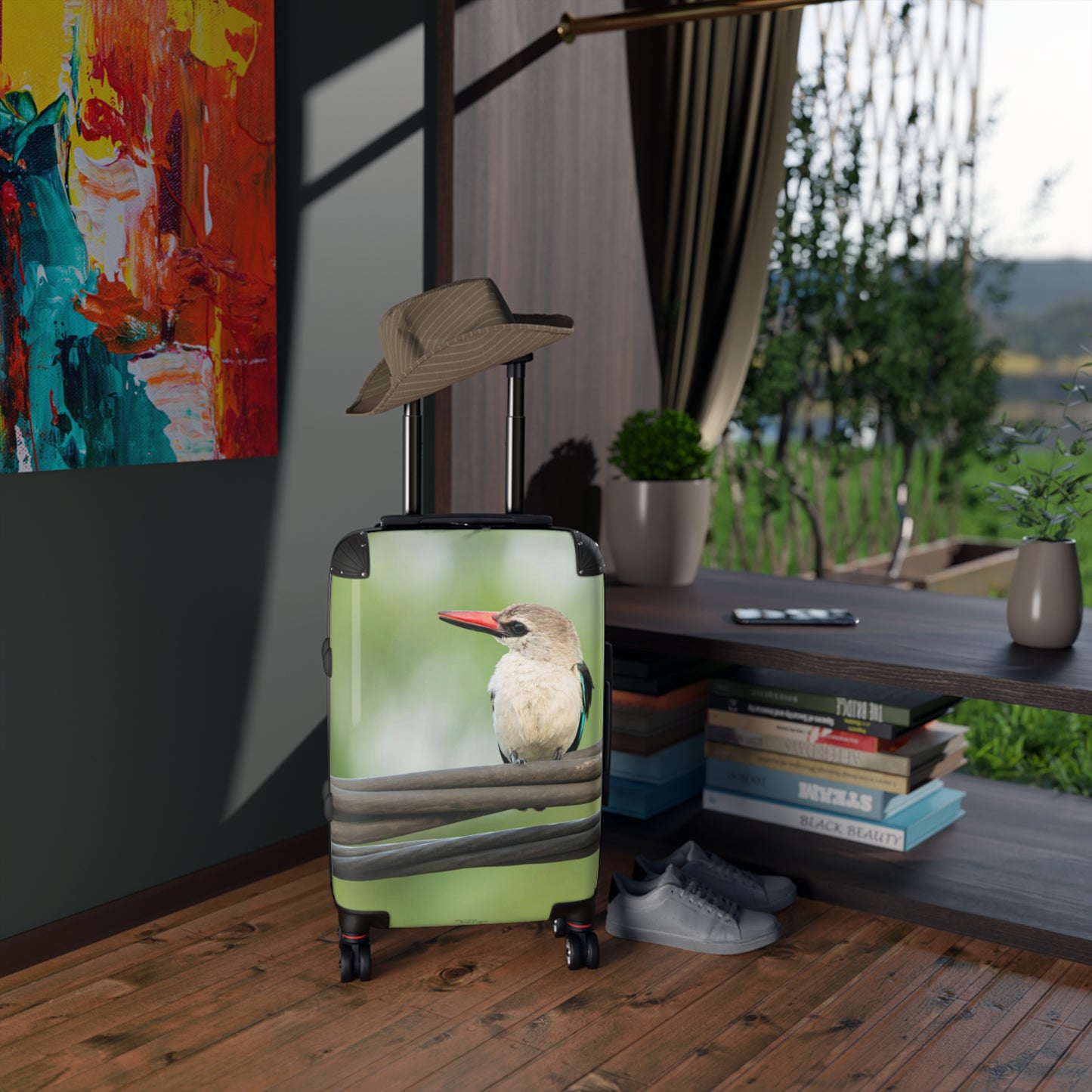Nature and Wildlife Lover Kingfisher Travel Suitcase
