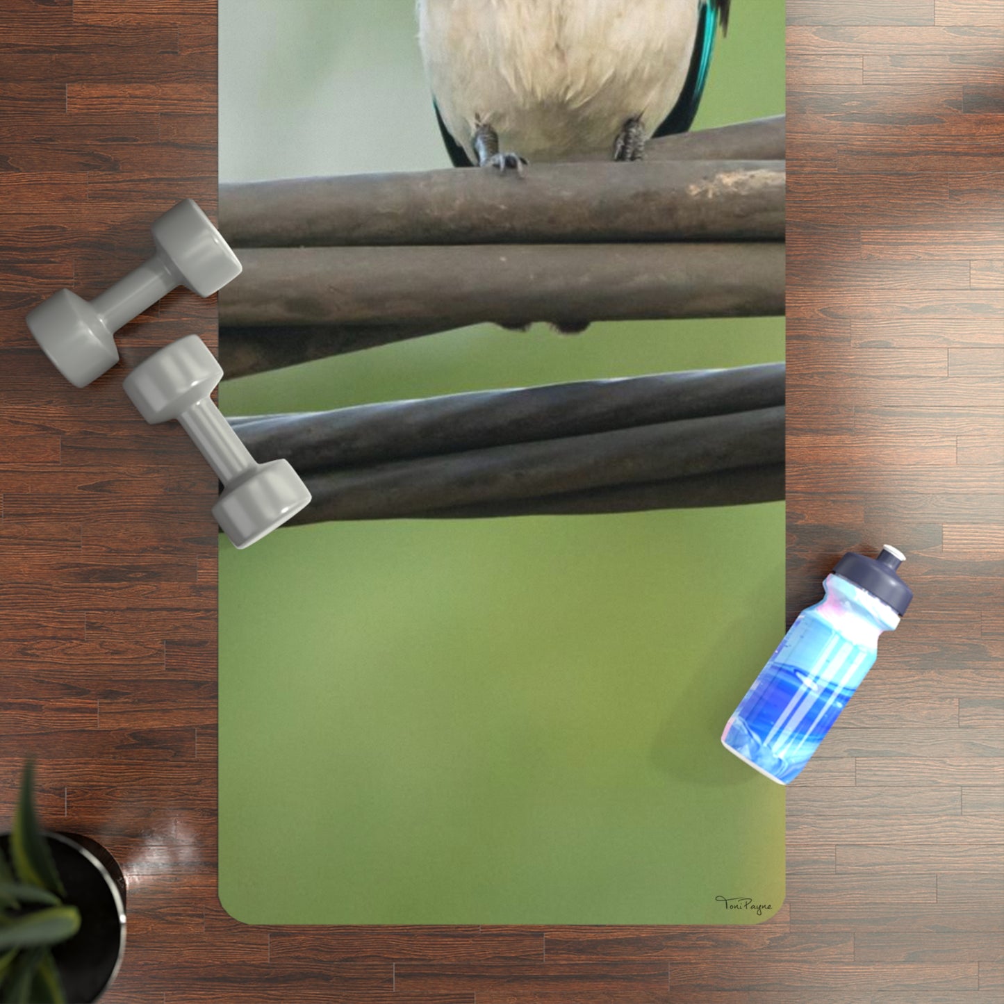 Nature and Wildlife Lover Kingfisher Rubber Yoga Mat