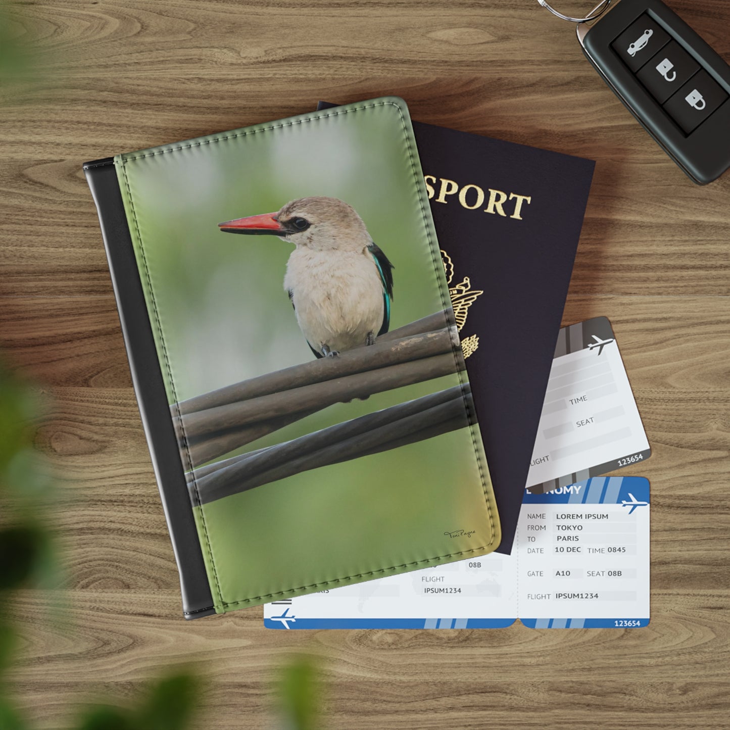 Nature and Wildlife Lover Kingfisher Passport Cover
