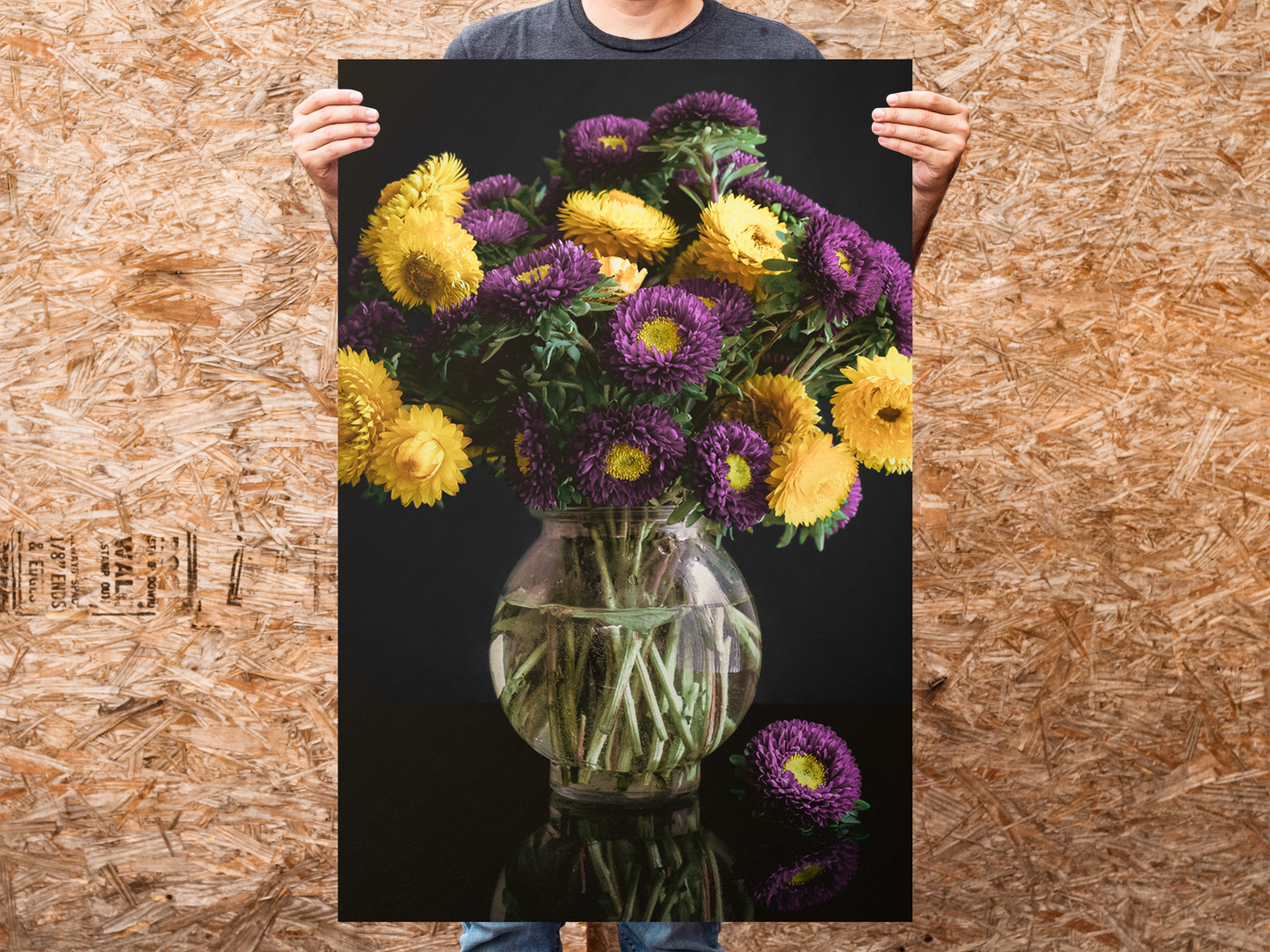 Still Life Photography | Purple and Yellow Flower Arrangement | Royal Enchantment - Fine art Wall Art Interior decor
