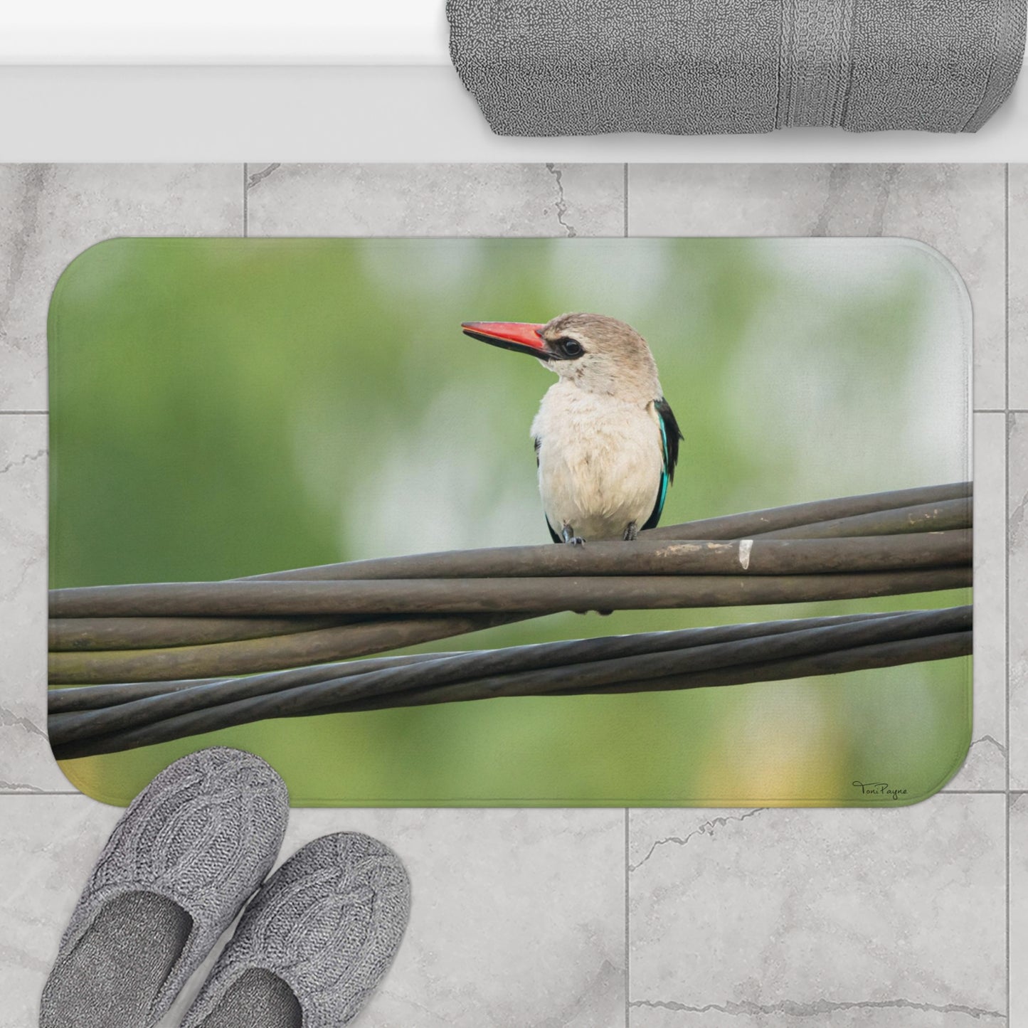 Nature and Wildlife Lover Kingfisher Bath Mat