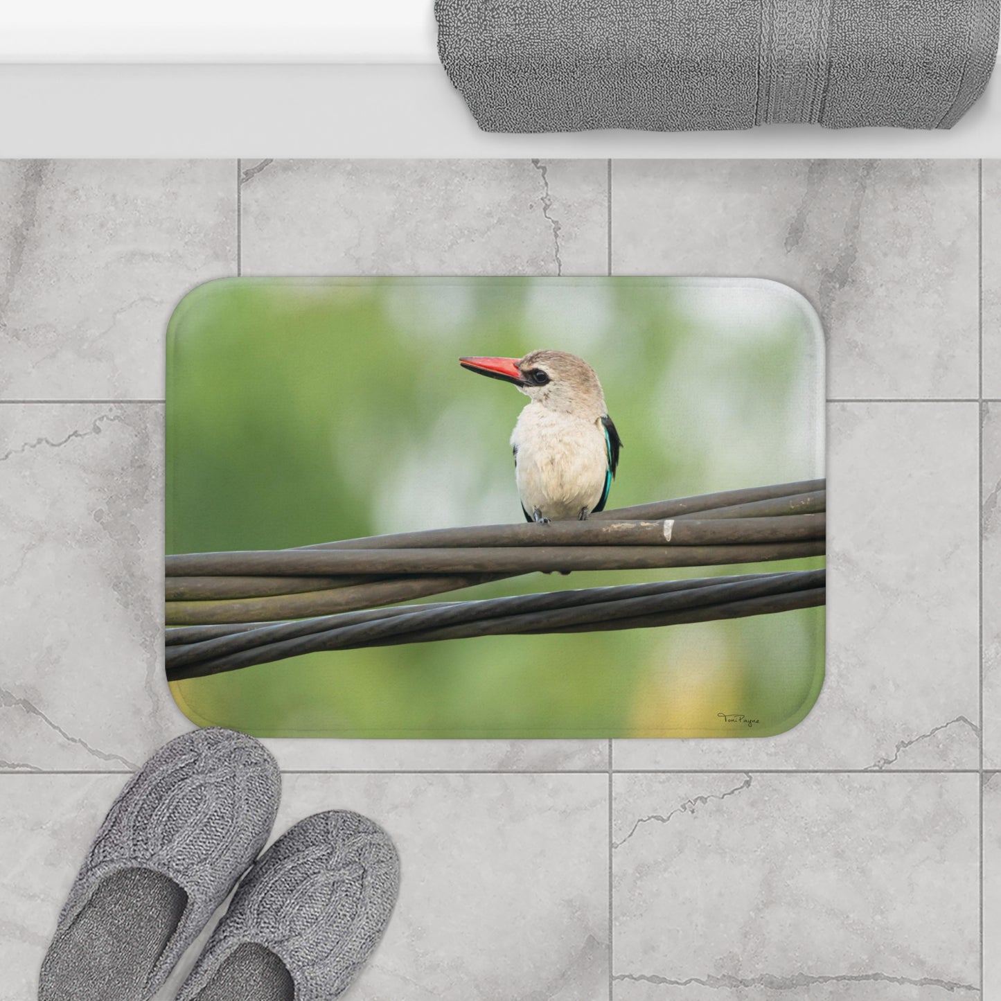 Nature and Wildlife Lover Kingfisher Bath Mat