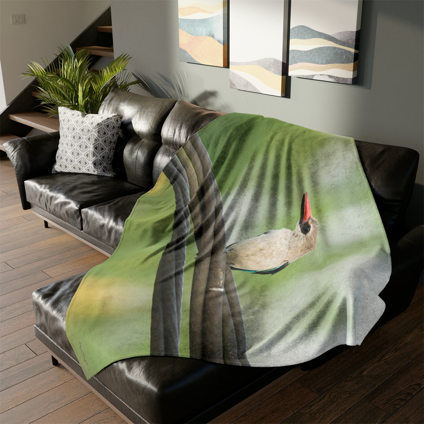 Nature and Wildlife Lover Kingfisher Soft Polyester Blanket