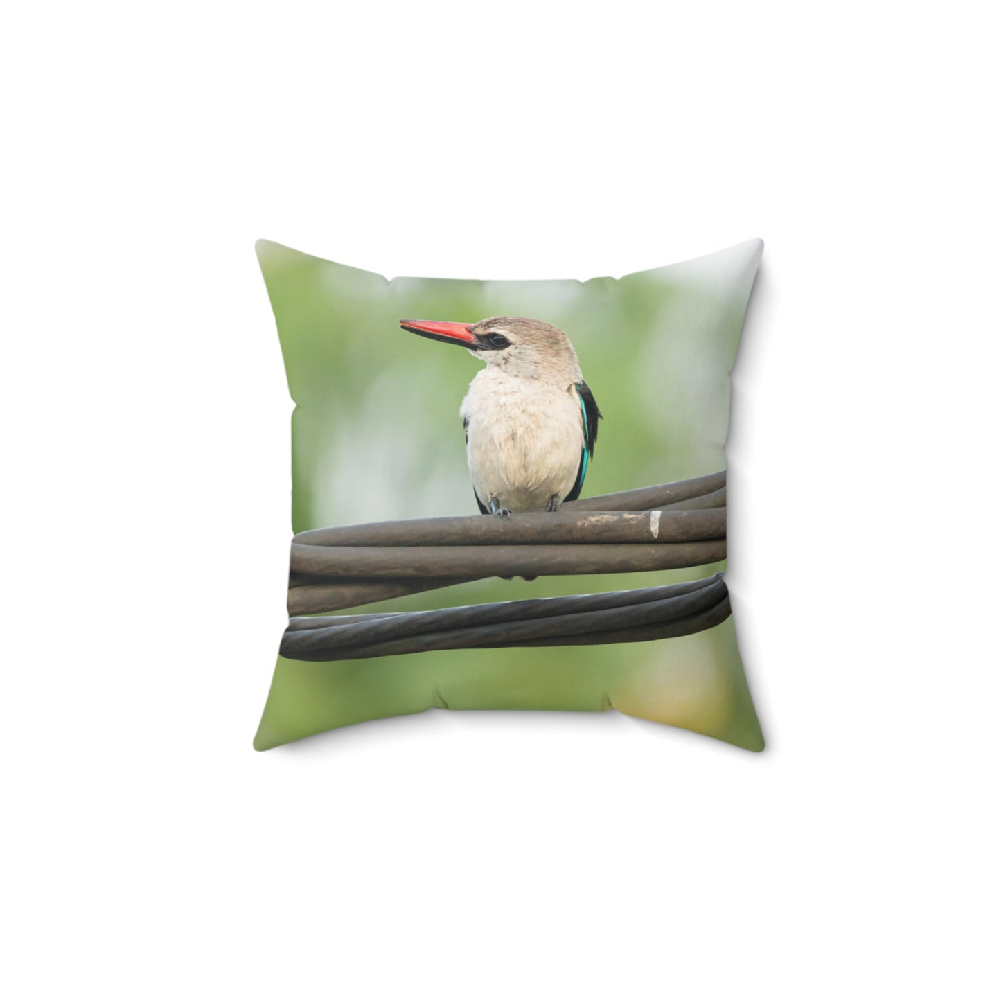 Nature and Wildlife Lover Kingfisher Throw Pillow