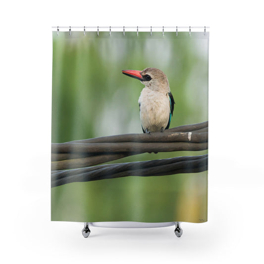 Nature and Wildlife Lover Kingfisher Shower Curtains