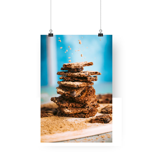 Food Photography - Brownie Cookies  |  Food  Wall Art Print | Toni Payne | Canvas | Fine Art Photo