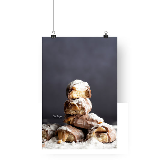 Food Photography - Coco Caramel Icy |  Food Wall Art Print | Toni Payne | Canvas | Metallic Photo